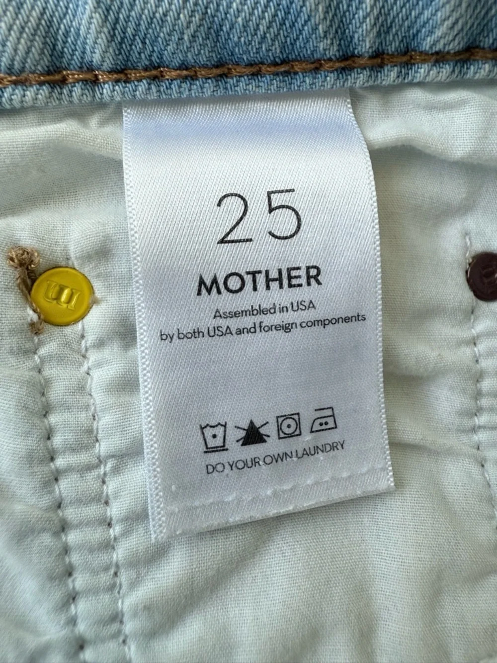 MOTHER SNACKS Pleated Fun Dip Puddle Jeans Just a Nibble‎ Retro Baggy Denim 25